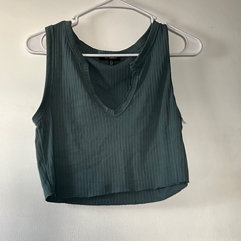 Misguided cropped tank. size medium.